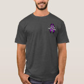 Ehemann Vater Warrior...Fibro T - Shirt (Vorderseite)
