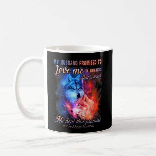 Ehemann versprochen, mich zu Liebe - Multiple Skle Kaffeetasse (Links)