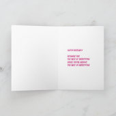 Ehemann vierzig Geburtstagskarten Karte (Innenseite)