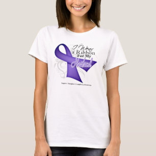 Ehemann-violettes Band Hodgkins Lymphom T-Shirt