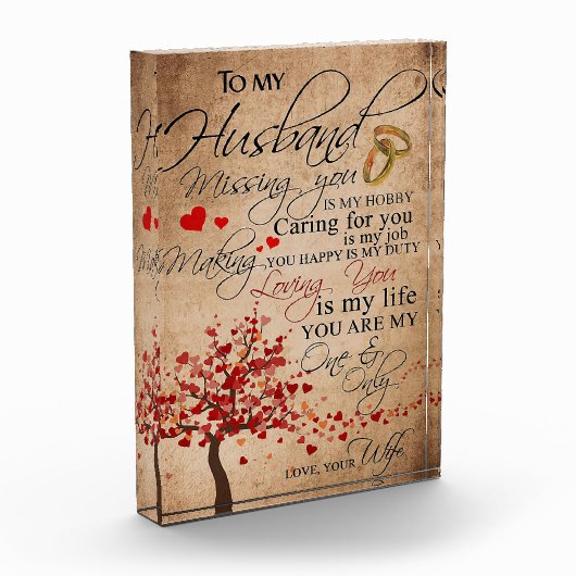 Ehemann von meinem Ehemann Vermisst Fotoblock (Links)