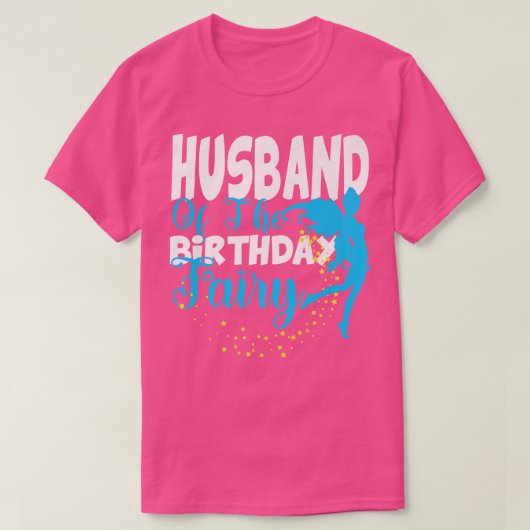 Ehemann von The Birthday Fairy Fantasy Birthday Sq T-Shirt (Design vorne)