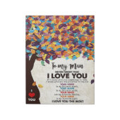 Ehemann zu meinem Mann I Liebe Ehemann Notizblock (Rotiert)