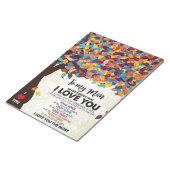 Ehemann zu meinem Mann I Liebe Ehemann Notizblock (angewinkelt)