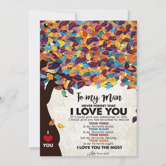 Ehemann zu meinem Mann I Liebe Ehemann Save The Date (Vorderseite)