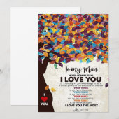 Ehemann zu meinem Mann I Liebe Ehemann Save The Date (Vorne/Hinten)