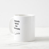 Ehemänner gegen Buch-Freunde Kaffeetasse (Vorderseite Links)