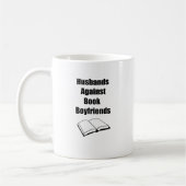 Ehemänner gegen Buch-Freunde Kaffeetasse (Links)