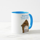 Ehemänner in der Tasse des Hundes (VorderseiteRechts)