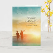 Ehemänner Liebe zum Hochzeitstag Karte (Gelbe Blume)