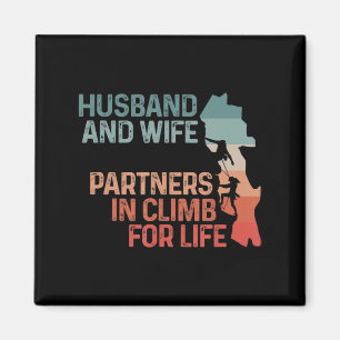 Ehemänner und Ehefrau-Partner in Climb für das Leb Magnet