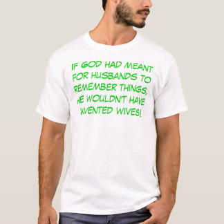 Ehemänner und Gedächtnis T-Shirt