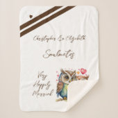 Ehemänner zum niedlichen Geburtstag Sherpadecke (Vorderseite)