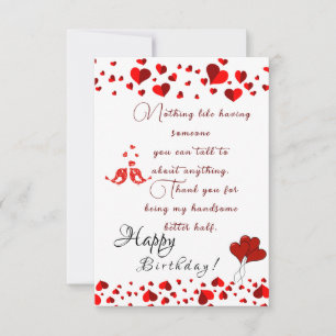 Ehemanns Geburtstag Karte