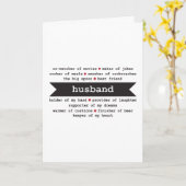 Ehemannskarte Karte (Gelbe Blume)