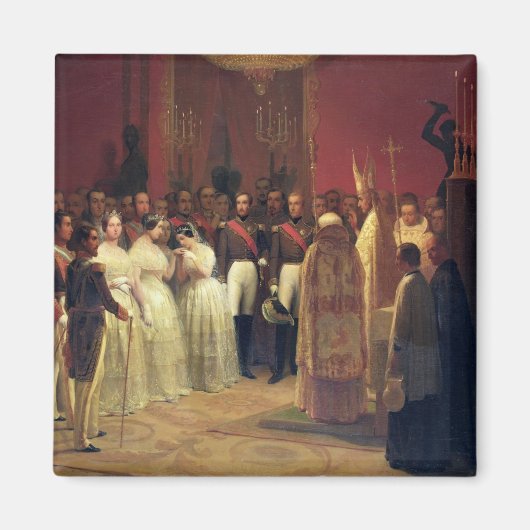 Ehen der Königin Isabella II Magnet (Vorne)