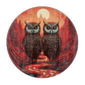 Ehepaar auf den Bergen Schneidebrett (Vorderseite)