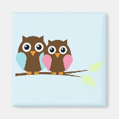 Ehepaar auf Zweig Magnet (Vorne)