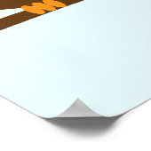 Ehepaar auf Zweig Poster (Ecke)