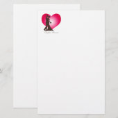 Ehepaar Briefpapier (Vorne/Hinten)