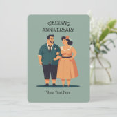 Ehepaar Einladung (Stehend Vorderseite)