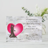 Ehepaar Einladung (Stehend Vorderseite)