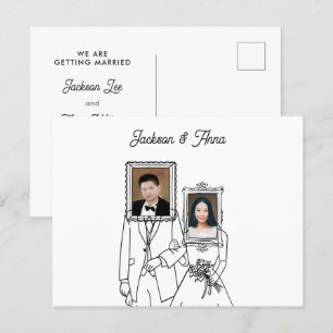 Ehepaar Foto einzigartig Postkarte