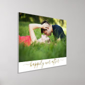 Ehepaar Foto glücklich je nach Hochzeit Foliendrucke (Ablage )