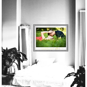 Ehepaar Foto glücklich je nach Hochzeit Foliendrucke