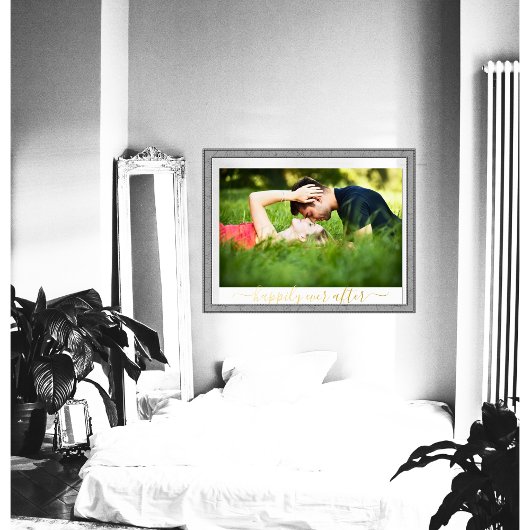 Ehepaar Foto glücklich je nach Hochzeit Foliendrucke