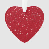 Ehepaar Foto Namen Jahr Herz Ornament (Rückseite)