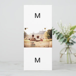 Ehepaar-Hochzeitsbank Verheiratetes Paar Braut Brä Einladung