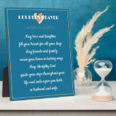 Ehepaar-Hochzeitsgeschenk Fotoplatte (Seite)