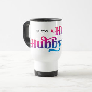 Ehepaar Hochzeitstag Benutzerdefinierte Farbig Reisebecher