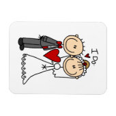 Ehepaar Ich mache T - Shirt und Geschenke Magnet (Horizontal)