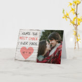 Ehepaar in Liebe Foto Beste Wahl Jubiläum Karte (Gelbe Blume)