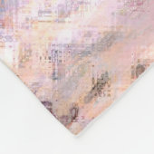 Ehepaar in Liebe Küssen im Regen Abstrakte Kunst Fleecedecke (Ecke)