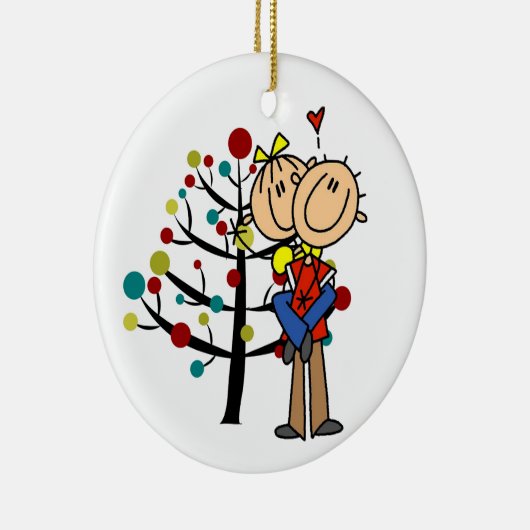 Ehepaar in Liebe Weihnachtsschmuck (Rechts)