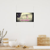 Ehepaar in Retro-Stil 50 Diner Poster (Küche)