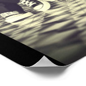 Ehepaar in Retro-Stil 50 Diner Poster (Ecke)