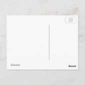 Ehepaar in Retro-Stil 50 Diner Postkarte (Rückseite)