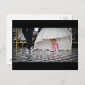 Ehepaar in Retro-Stil 50 Diner Postkarte (Vorne/Hinten)