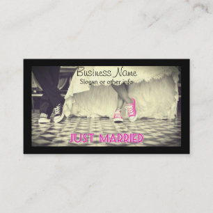 Ehepaar in Retro-Stil 50 Diner Visitenkarte