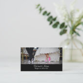 Ehepaar in Retro-Stil 50 Diner Visitenkarte (Stehend Vorderseite)