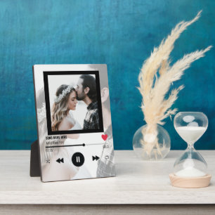 Ehepaar Jubiläumsfavorit Song Einzigartige Geschen Fotoplatte