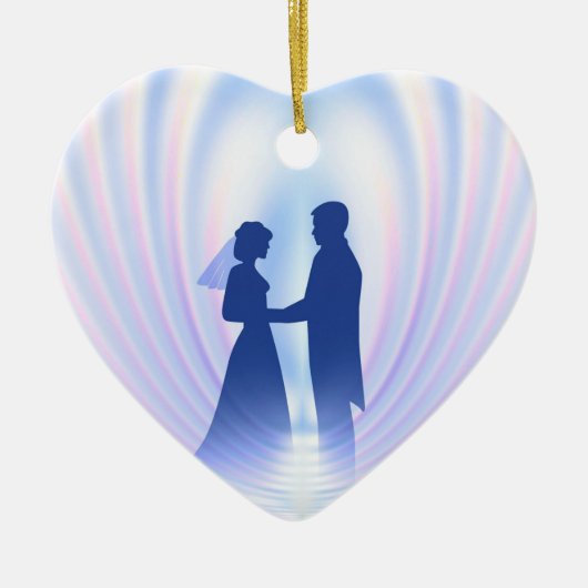 Ehepaar Keramik Ornament (Vorne)