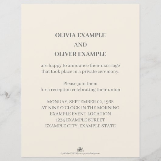 Ehepaar küssen in Monochrome (Rückseite)