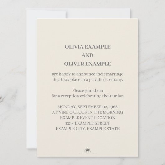 Ehepaar küssen in Monochrome (Rückseite)