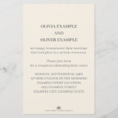 Ehepaar küssen in Monochrome (Rückseite)