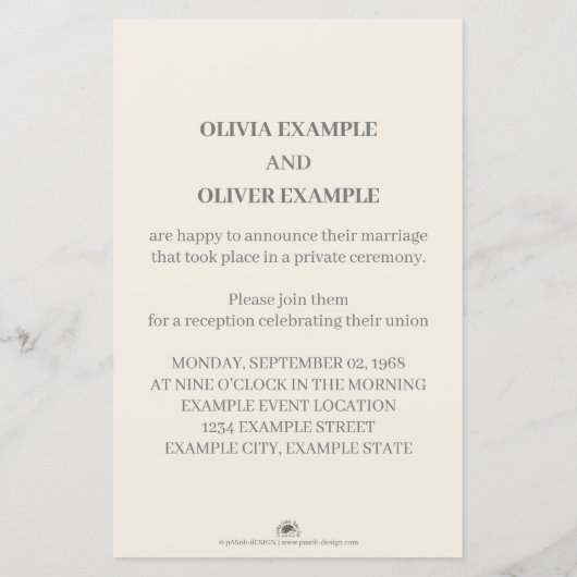 Ehepaar küssen in Monochrome (Rückseite)